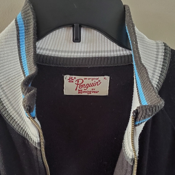 Original Penguin Men's Zip Up Sweater,  Size XL - Picture 4 of 5